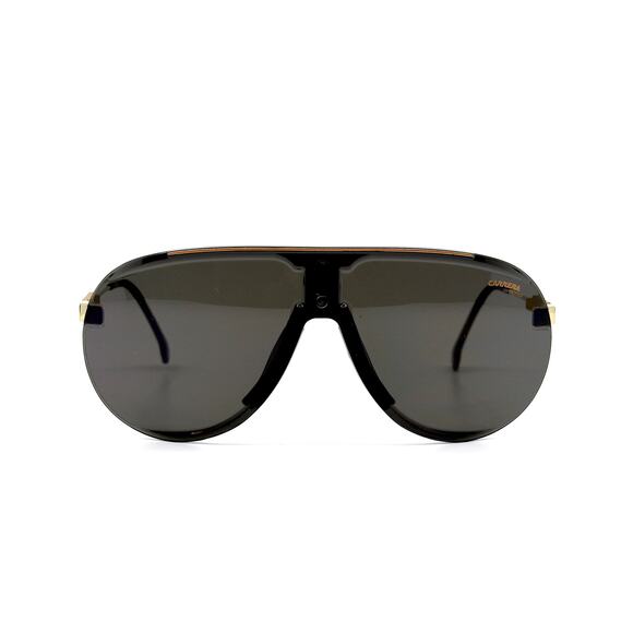 NEW CARRERA SUPERCHAMPION BLACK/GOLD GREY AUTHENTIC SUNGLASSES - Picture 3 of 11
